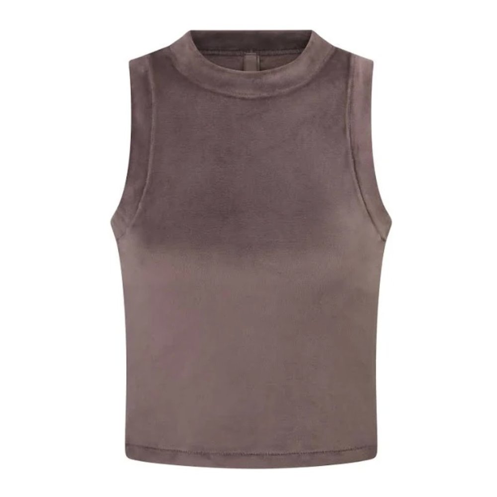 SKIMS Crew Neck Velour Tank